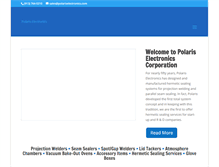 Tablet Screenshot of polariselectronics.com